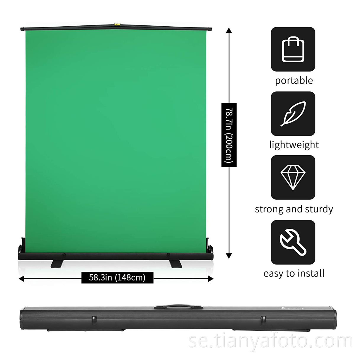 Portable Green Backdrop